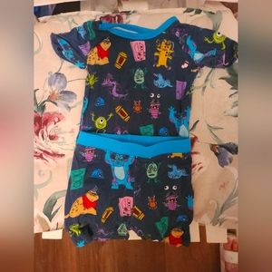 Little sleepies Disney Monsters inc 2 piece short set 18/24m